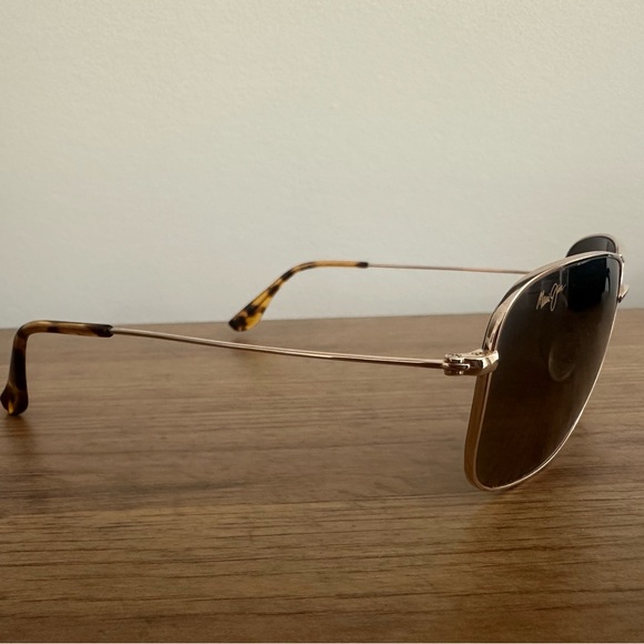 Maui Jim Gold and Black Sunglasses - Picture 2 of 5